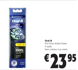 Colruyt Oral-B Pro Cross Action Zwart aanbieding