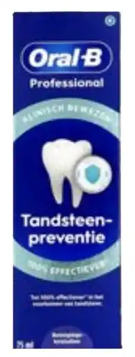 Colruyt Oral-B Tandpasta Professional Tandsteenpreventie aanbieding