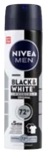 Colruyt Nivea Men Black & White Original spray aanbieding