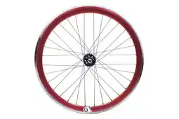 Decathlon Origin8 Fixed Gear Achterwiel - Rood ADZ aanbieding