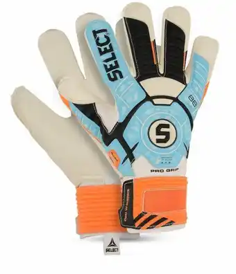 Decathlon KEEPERHANDSCHOENEN 88 PRO GRIP lightblue/orange/black 9 aanbieding