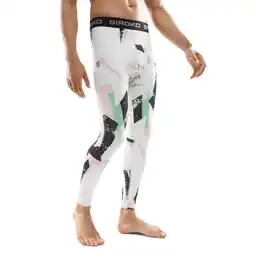 Decathlon Heren Wintersport thermische onderbroek Gouache Multicolor aanbieding