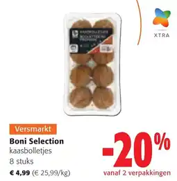 Colruyt Boni Selection kaasbolletjes aanbieding
