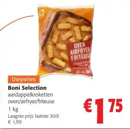 Colruyt Boni Selection aardappelkroketten oven / airfryer / friteuse aanbieding