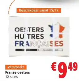 Colruyt Franse oesters aanbieding