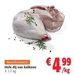 Colruyt Hele dij van kalkoen aanbieding