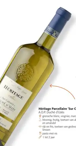 Colruyt Héritage Parcellaire 'Sur Calcaire' 2024 aanbieding