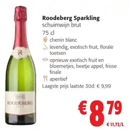 Colruyt Roodeberg Sparkling schuimwijn brut aanbieding