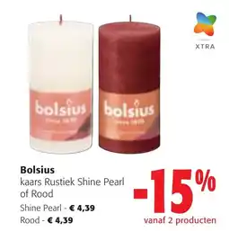 Colruyt Bolsius Kaars Rustiek aanbieding