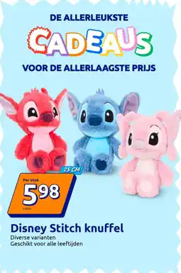 Action Disney Stitch knuffel aanbieding