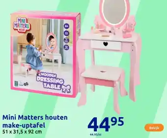 Mini Matters houten make-uptafel
