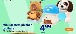 Action Mini Matters pluchen capibara aanbieding