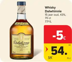 Carrefour Whisky Dalwhinnie aanbieding