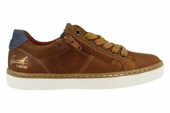 Berca Shoes Kidboxer Veterschoen Jongens - Cognac aanbieding