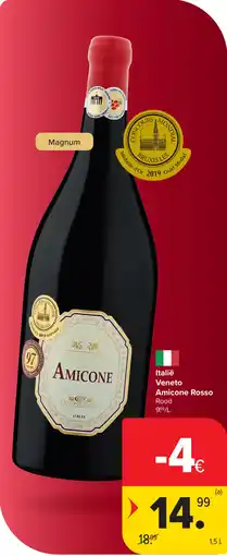 Carrefour Italië Veneto Amicone Rosso aanbieding
