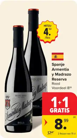 Carrefour Spanje Armentia y Madrazo Reserva aanbieding