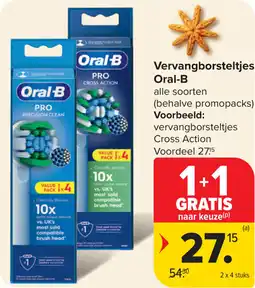 Carrefour Vervangborsteltjes Oral-B aanbieding