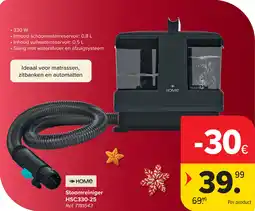 Carrefour Home Stoomreiniger HSC330-25 aanbieding