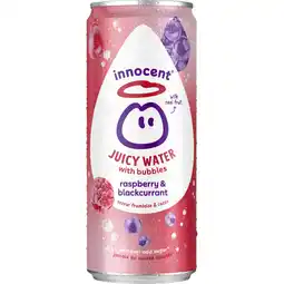 Albert Heijn innocent Juicy water with bubbles raspberry aanbieding