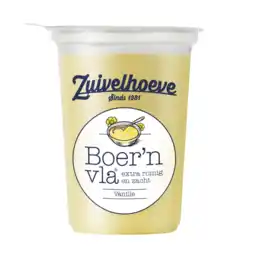 Albert Heijn Zuivelhoeve Boer'n vla vanille aanbieding