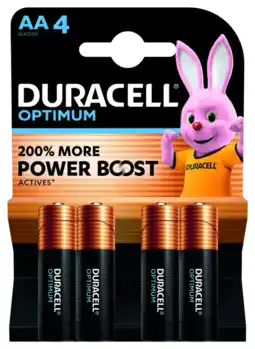 Albert Heijn Duracell Optimum AA batterijen aanbieding