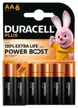 Albert Heijn Duracell Plus AA-alkaline batterijen MN1500 aanbieding