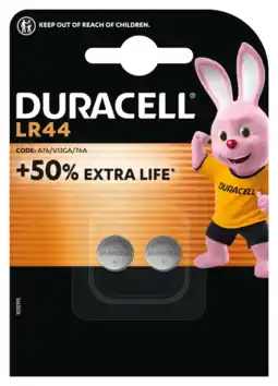 Albert Heijn Duracell LR44 specialty alkalinebatterij A76 aanbieding