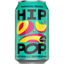 Albert Heijn Hip Pop Living soda tropical peach aanbieding