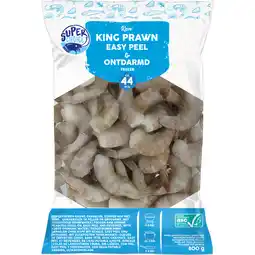 Albert Heijn Super Choice Garnalen L rauw ongepeld bel aanbieding