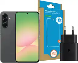 Coolblue Samsung Galaxy A56 128Go Noir 5G Enterprise Edition + Pack d'Accessoires de Base aanbieding