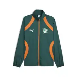 Decathlon Ivoorkust 2025 geweven prematch-jack voor heren PUMA aanbieding