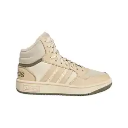 Decathlon Schoenen adidas Hoops 3.0 Beige Kindersneaker aanbieding
