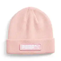Decathlon Classic beanie met boord voor jongeren PUMA Peach Smoothie Pink aanbieding