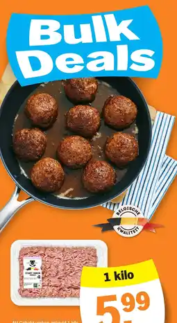 Albert Heijn AH Gehakt varken gekruid 1 kilo aanbieding