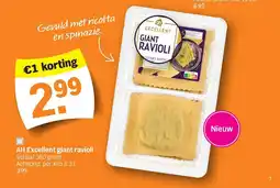 Albert Heijn AH Excellent giant ravioli aanbieding