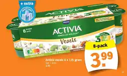 Albert Heijn Activia vezels 8 x 125 gram aanbieding