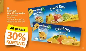 Albert Heijn Capri-Sun 40 x 0.2 literpakjes aanbieding