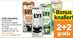 Albert Heijn Oatly! literpakken aanbieding