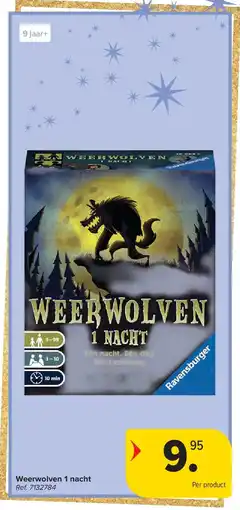 Carrefour Weerwolven 1 nacht aanbieding