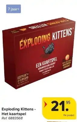 Carrefour Exploding Kittens - Het kaartspel aanbieding