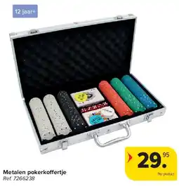 Carrefour Metalen pokerko ertje aanbieding