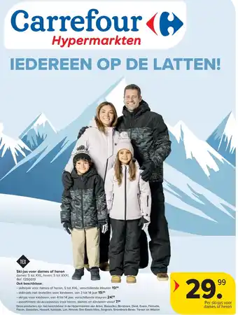 Ski-jas voor dames of heren