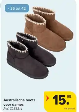 Carrefour Australische boots voor dames aanbieding