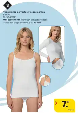 Carrefour Thermische polyester/viscose caraco aanbieding
