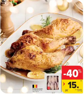 Carrefour Cuisses de poulet aanbieding