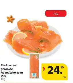 Carrefour Traditioneel gerookte Atlantische zalm Vici aanbieding