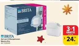 Carrefour Set van 4 fi lterpatronen Maxtra Pro aanbieding