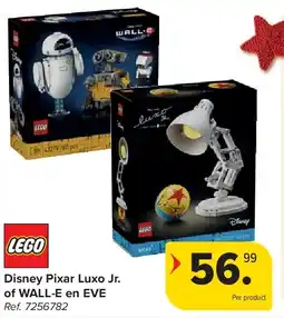 Carrefour Disney Pixar Luxo Jr. of WALL-E en EVE aanbieding