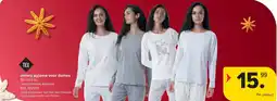 Carrefour Jersey pyjama voor dames aanbieding