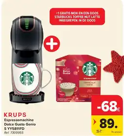 Carrefour Espressomachine Dolce Gusto Genio S YY5811FD aanbieding